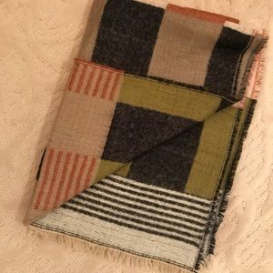 Oversized Multi-Colored Wrap